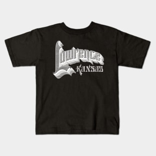 Vintage Lawrence, KS Kids T-Shirt